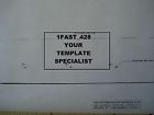 1200 Cliff S Way Products 1969-1970 Ford Mustang Fastback Mach 1 Trunk Lettering Template