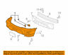 12335515 Oem Buick Gm Rendezvous Bumper Cover