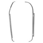 1419xwt Dynacorn Chevelle Quarter Panel Trunk Lid Weatherstrip Channels Pair