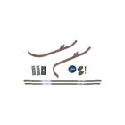 16-54620-1 Model Ford Front Bumper Kit Complete Includes Black Clamps Eckler