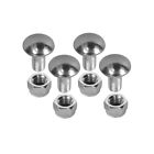 189n Mustangs Unlimited Large Bumper Bolt Set Of Chrome