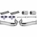28-22008-1 1928-29 Eckler S Model A Ford Rear Bumper Master Kit Chrome Late Only