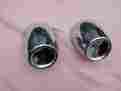 1957rhlh Chevrolet 1957 Chevy Bel Air Bumper Bell Guard Bullet Rh Lh Rechromed Great Value