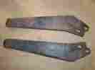 327663-4 1973-74 Corvette Frt.outer Bumper Brackets L R Used Originals