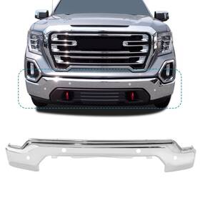 1241bp 1firstmotor Nuevos Pasos Del Parachoques Delantero Chrome Para 2019-2021 Gmc Sierra 1500