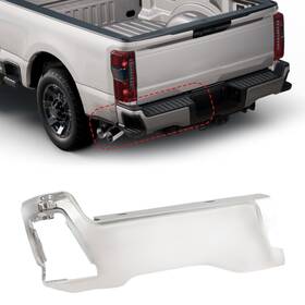 91417r 1firstmotor 2023-2025 Ford F250 F350 F450 Parachoques Trasero Izquierdo Sin Agujero De Radar
