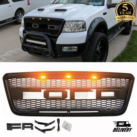 1pcs Front Grille Grill For Ford F-150 F150 2004 2005 2006 2007 2008 Matte Black