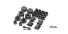 224a Danchuk Chevy Rubber Bumper Kit Sedan