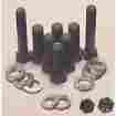 25-104451-1 Premium Quality Products Corvette Front Bumper Bolts 1968-1972