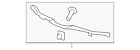 2585-8956 25858956 Acdelco Front Bumper Bracket