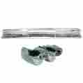 57-347628-1 3-piece Premier Quality Products Chevy Rear Bumper Set First Series Wagon Nomad Sedan Delivery