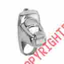 32-10982-2 Eckler S Deck Lid Handle Base Die Cast Chrome Plated Ford Passenger