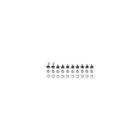 33-179878-1 Premier Quality Products Camaro Bumper Mounting Bolt Set Front Rear