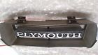 3595246 Mopar 1972 Plymouth Fury Front Grille Name Plate Bezel Bumper Emblem Sport Iii