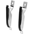 67-110212  3640bb Dynacorn Ford Mustang Rear Bumper Guards Chrome Inserts