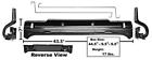 3649vb Dynacorn Ford Mustang Inner Deck Lid Hinge Torsion Rod New