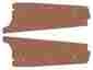 3834138 Rear 1964-65 Bumper Gm Nos Support Chevelle
