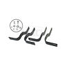 48-27651-1 Ford Pickup Rear Bumper Arms Stepside Eckler