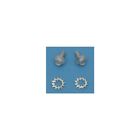 57-135448-1 Chevy Trunk Latch Plate Bolts Eckler