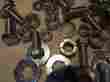 5720-365b Mikes 1957 57 Chevy Exact Rear Bumper Brackets Bolt Mounting Set W Marsden Nuts
