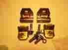 5757front Mikes 57 Chevrolet 1957 Chevy Accessory Front Bumper Guard Mounting Hardware Kit