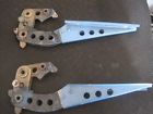 644-512-032-00 644-512-031-00 Porsche Very Nice Original 356 A B C Engine Lid Hinges No Rust Or Pitting