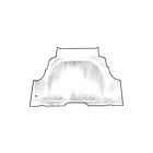 66-29332-1 Ford Thunderbird Trunk Mat Rubber Eckler