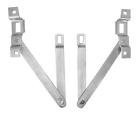 67-65051 Counterpart Chevrolet Gmc Truck Fleetside Tailgate Hinges Pair
