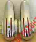 681101 1930s Chrysler Or Desoto Bumper Guards X 2 Nos