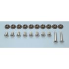 75-258597-1 Firebird Bumper Mounting Bolt Set Front Rear Polished Chrome Eckler