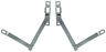 76-65051-l And -r Counterpart Chevrolet Gmc Truck Fleetside Tailgate Hinges Zinc