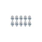 80-341966-1 Chevy Bumper Bolts Chrome Front Or Rear Set Of Eckler