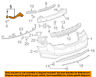 90922461 Gm Oem Buick Lacrosse Rear Bracket Right