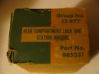 985751 Nos Gm Chevy Wagon Accessory Tail Gate Lock
