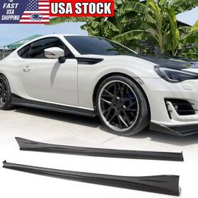 Aacarfans Factory 569807663155 For Subaru Brz Toyota 86 2013-2020 Real Carbon Side Skirts Extension Lip Bodykit