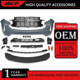 84790368 Ace-autoparts88 Front Bumper Cover Grille Assembly Kit For Chevy Tahoe&suburban Rst 2021-2024