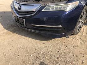 105-59901b Acura 2015-2017 Tlx Front Bumper Assembly Blue Park Assist Without Fog Lamps 953971