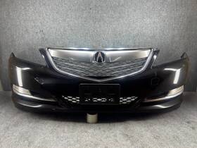 Acura 71124-ty2a-a011-m1 Rlx Tech 14-17 Oem Front Bumper Cover Panel With Grille Emblem Black 154k