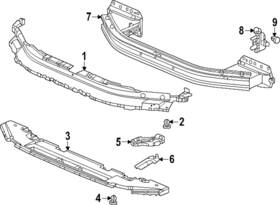 71175-3s5-a00 Acura Genuine Plate Front Lower