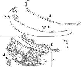 Acu71237-3s5-a01 Acura Genuine Oem 2023-2026 Integra Spacer Front Left Driver Side 71237-3s5-a01