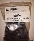 Studs1970 Adjuster -body Bbk4 Hood Rubber Body Complete Kit Dodge Bumper Mopar