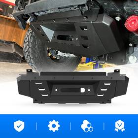 Nfb01a105-4-bx Advan-autowiki For 2021-2026 Ford Bronco Front Bumper Skid Plate Lower Protector Cover