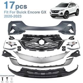 Sstbp241213123 Aftermarket Products For Buick Encore Gx 2020-2023 Front Bumper Cover Grille Assembly Kit Set New
