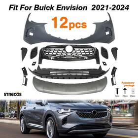 Sstbp241213124 Aftermarket Products Fits Buick Envision 2021-2024 New Front Bumper Cover Assembly Oem 85142786