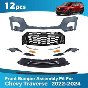 Sstbp250117573 Aftermarket Products Chevy Traverse 2022-2024 New Front Bumper Cover Assembly
