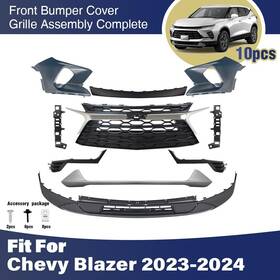 Sstbp250117591 Aftermarket Products Fits 2023-2024 Chevy Blazer Front Bumper Cover Grille Assembly Kit Complete