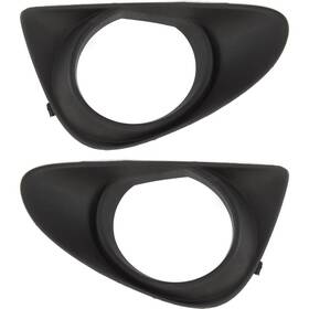 Ty560678 Aftermarket Products Ty560677/ty560678 Driver And Passenger Side Fog Light Bezel Set For 2012-2014 Toyota Yaris Hatchback