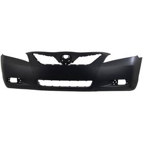 12703935 Aftermarket Replacement Front Bumper Cover For 2007-2009 Toyota Camry With Fog Lamp Holes Primed Capa