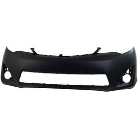 13446887 Aftermarket Replacement Front Bumper Cover For 2012-2014 Toyota Camry With Fog Lamp Holes Primed