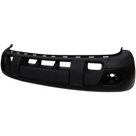 C010326p Aftermarket Replacement Front Bumper Cover For 2002-2007 Chevy Trailblazer With Fog Lamp Holes Primed Top
